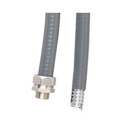 Металлорукав DN 35мм в гладкой EVA изоляции, Dвн 35,0 мм, Dнар 43,0, IP66, 25 м, цвет серый 607E038 DKC
