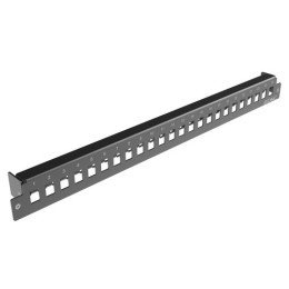 Лицевая панель для установки 24 адаптеров LC-Duplex/SC-Simplex, 1U, черная RNFP24SCDLC DKC
