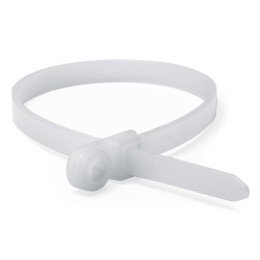 Хомут P6.6 с монтажным отверстием, белый, 7,8x300 252300-H DKC
