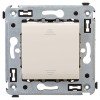4405113 ДКС - Переключатель одноклавишный в стену, "Avanti", "Ванильная дымка"
