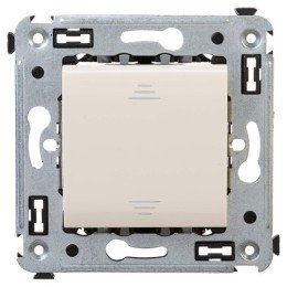 Переключатель одноклавишный в стену, "Avanti", "Ванильная дымка" 4405113 DKC
