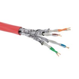 Кабель CAT 5е, U/UTP, нг(А)-FRHF, бухта 305м, красный RN5EUUA04RD DKC
