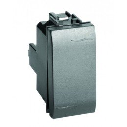 Двухполюсный выключатель, черный, 1мод. 77131N DKC
