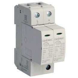 УЗИП, класс I+II, 2-полюсный, L-N-PE, 12 NX1221 DKC