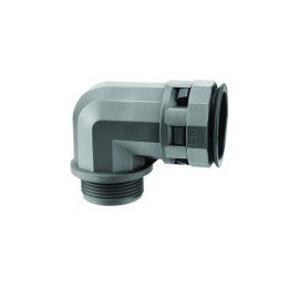 Муфта 90 грд. труба-коробка DN 10 мм, М16х1,5, полиамид, цвет черный PAN10M16N DKC
