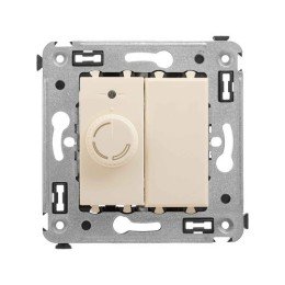 Диммер поворотный в стену, "Avanti", "Ванильная дымка" 4405133 DKC
