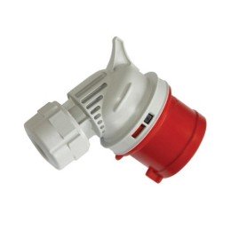 Вилка кабельная угловая IP44 32A 3P+E+N 400В DISA040325 DKC
