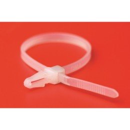 Хомут P6.6 с основанием, белый, 4,8x200 252205-M DKC
