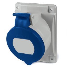 Розетка панельная с наклоном IP44 32А 2P+E 230В DIS4133263 DKC
