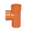 020075 ДКС - Тройник для двустенных труб, 90 град., полипропилен, д.75мм
