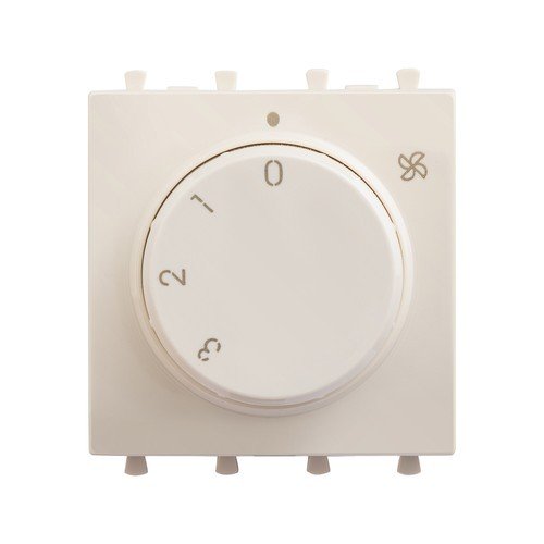 4405172 ДКС - Механизм управления вентиляторами модульный, "Avanti", "Ванильная дымка", 2 модуля
