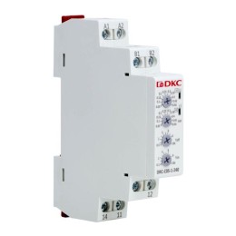 Реле контроля тока, тип DRC, 0.05-0.5А, конфигурация контакта 1CO, 24-240 AC/DC DRC-C05-1-240 DKC
