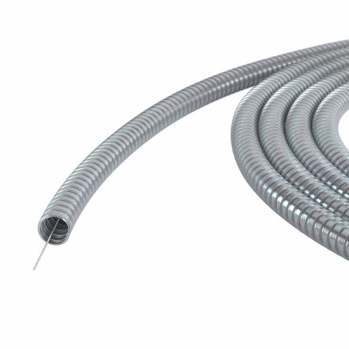 667R1013100P ДКС - Металлорукав из оцинкованной стали DN 10мм, Dвн 10,0 мм, Dнар 13,0 мм, IP40, с протяжкой, 100м
