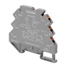 Преобразователь сигнала DSI-S, 6,2 мм 1 вход 0…10 В, 1 выход  0…10 В DSI-S-A2112 DKC