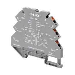 Преобразователь сигнала DSI-S, 6,2 мм 1 вход 0…20 мА, 1 выход 0…20 мА DSI-S-A3113 DKC
