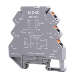 Преобразователь сигнала DSI-S, 6,2 мм 1 вход 4…20 мА, 1 выход 4…20 мА DSI-S-A1111 DKC