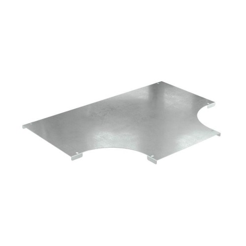 SKTS400KZL ДКС - Крышка на ответвитель DPT Т-образный горизонтальный 400, в комплекте с крепежными элементами и соединительными пластинами, необходимыми для монтажа, цинк-ламельная
