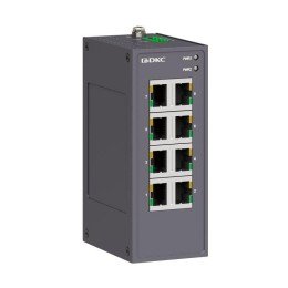 Промышленный неуправляемый коммутатор, 8×10/100Base-T(X) портов RJ45, 12-48В DC/18-30В AC, с резервированием N1000-8T-P2 DKC