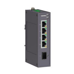 Промышленный неуправляемый коммутатор, 1×100Base-X, SFP слот: 4× 10/100Base-T(X) портов RJ45, 12-48В DC/18-30В AC, с резервированием N1000-1SFP4T-P2 DKC