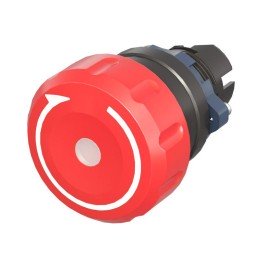 Головка кнопки аварийная грибовидная поворотная д.40 с фиксацией M22E-MLLRP DKC