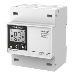 Многофункциональное измерительное устройство МРМ, LCD дисплей на DIN-рейку MPM-34P DKC