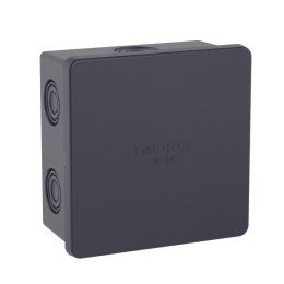 Коробка ответвит. с 6 кабельными вводами д.20мм, IP44, 80х80х40мм, черная 53700B DKC
