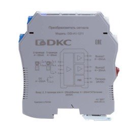 Преобразователь сигнала DSI, 1 вход 4…20 мА, 2 выхода 4…20 мА DSI-A1-1211 DKC