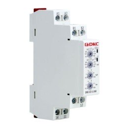 Реле контроля тока, тип DRC, 0.2-2А, конфигурация контакта 1CO, 24-240 AC/DC DRC-C2-1-240 DKC
