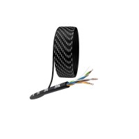 Кабель витая пара U/UTP кат.5E 4х2х24AWG solid CCA PE Outdoor Simple черн. (м) Эра Б0044436