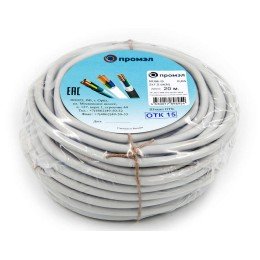 Кабель NUM-O 2х1.5 Промэл бухта 20м
