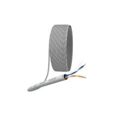 Кабель витая пара U/UTP кат.5E 2х2х24AWG solid CCA PVC Simple сер. (м) Эра Б0044433
